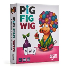 Clever Noodle Pig Fig Wig I A Hilarious Fun Word Game for Kids Learning to Read I Phonics Game I Reading Games