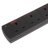 kenable Surge Protected 6 Gang Way Mains Extension Socket UK