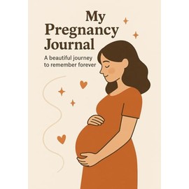 My Pregnancy Journal | Elegant Black Lined Keepsake Notebook with Stars & Baby Footprints: Unique Pregnancy Memory Book for Expecting Mothers | Perfect Baby Shower Gift for Moms-to-Be (120 Pages)