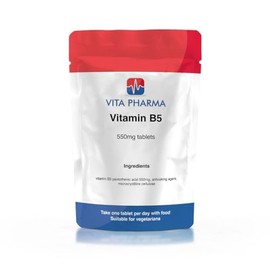 VITA PHARMA Vitamin B5 550mg 365 Tablets