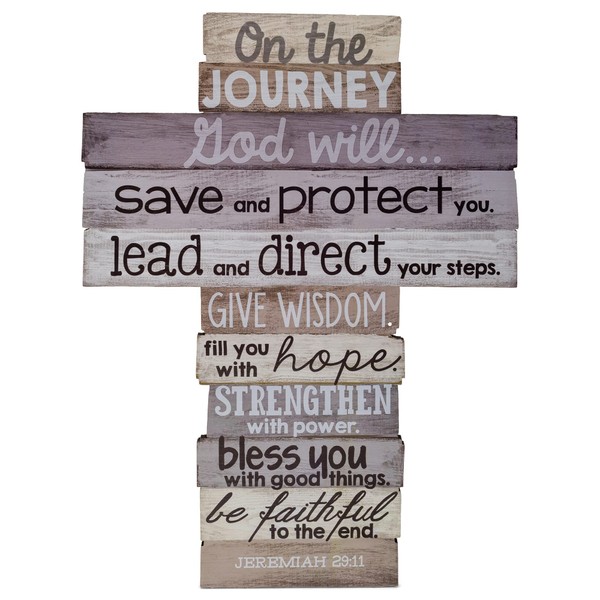 Lighthouse Christian Products On The Journey God Will Distressed Brown