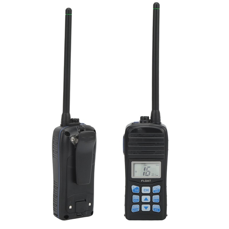 Marine Walkie Talkie Handheld IP67 Waterproof Floating 5W VHF Transceiver