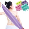 4 Pcs Exfoliating Back Scrubber with Handles,Nylon Back Exfoliator Extended