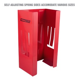 OEMTOOLS 23123 Red Magnetic Glove Dispenser, Disposable Gloves Box Holder, Magnetic Glove Box Holder for Wall Mount