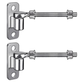 Insaga 6'' J Bolt Gate Hinge and Wall Mount Hinge 2Pack, Heavy Duty 304 Stainless Steel Gate Hinges, One Piece with No Welding for Farm, Fence, Garden, Metal Gates, Load Capacity up to 500LB