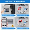 BKNOOU Large Key Lock Box for Outside Wall Mount Lockbox