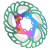 Mountain Bike TitaniumPlated Cooling Disc Brake Rotor 6 Nails Cycling