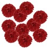 PATIKIL 6" Tissue Pom Poms Flowers, 10 Pack Paper Flower Ball for Wedding Bridal Shower Birthday Bachelorette Party Backdrop Decoration, Red