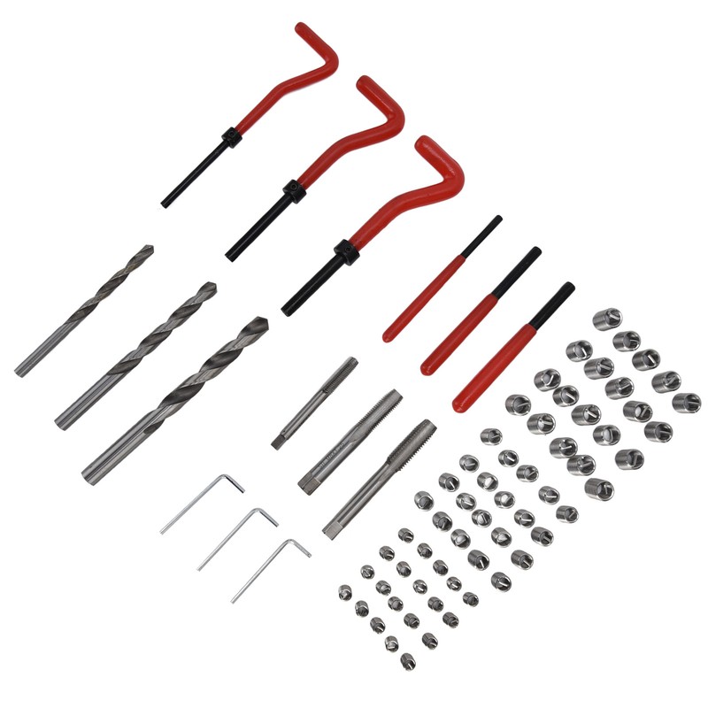 75Pcs Thread Repair Kit Restore Tool Spanner Wrench Twist Drill