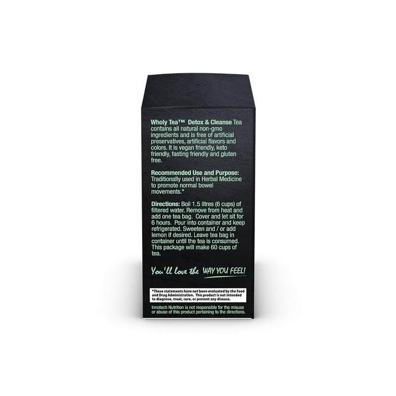 Innotech Nutrition Wholy Tea Detox & Cleanse - 10 Count