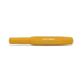 Kaweco COLLECTION Fountain Pen Honey I Premium Fountain Pen with Steel Nib for Ink Cartridges in Yellow I Exclusive Pen 13 cm I Nib: F (Fine)