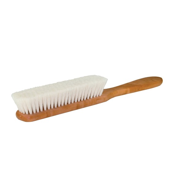REDECKER Goat Hair Book Dust Brush with Oiled Pearwood Handle, 10-1/4-Inches