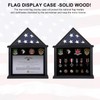 Zmiky Flag Display Case American Flag Solid Wood Display Case