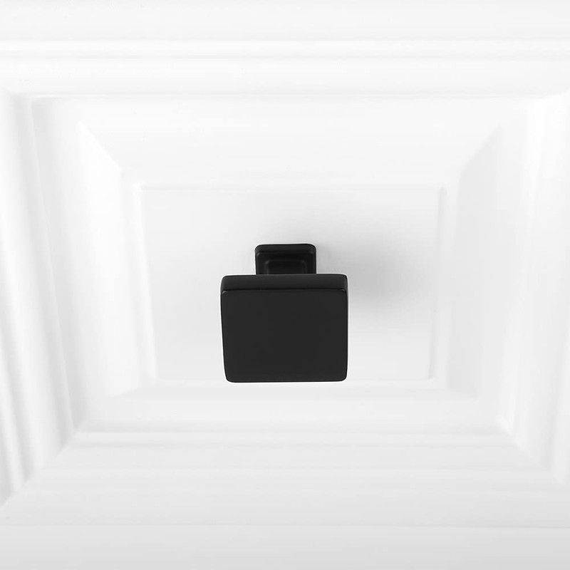 KOOFIZO 10 Pack Black Cabinet Knobs Matte Black Drawer Knobs