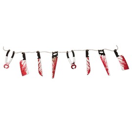 Bristol Novelty HI350 Bloody Weapon Garland, Multi-Colour, One Size