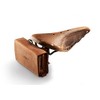 Brooks D-Shaped Saddle Bag, D-Shaped, Natural Leather