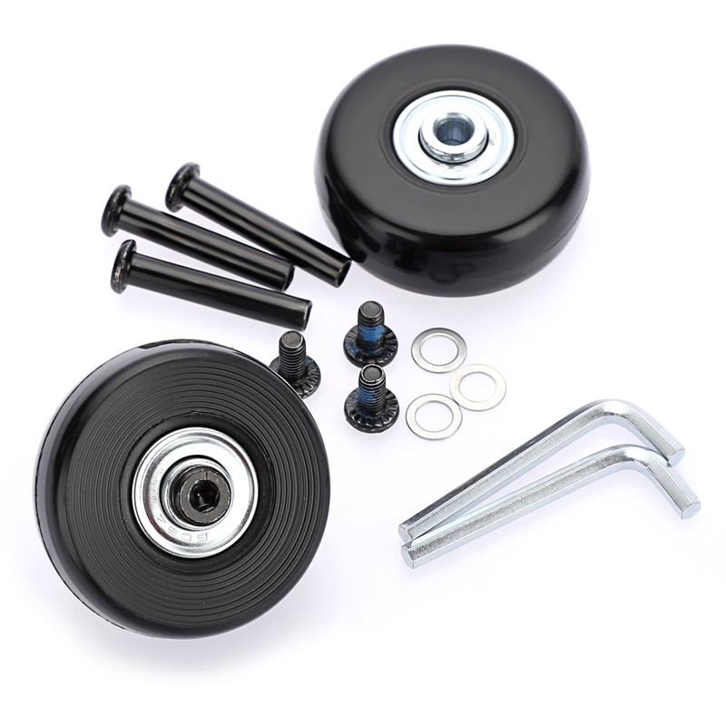 OwnMy 50mm x 18mm Luggage Wheels Replacements Set of 4