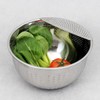 Stainless Steel 24cm Rice Fruit Multipurpose Washing Bowl Mixing Bowl