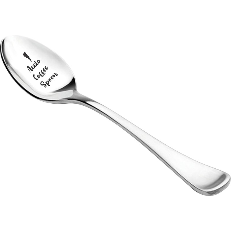 Accio Coffee Cuchara grabada | Regalo para amantes del té
