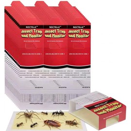 30 Pack Spider Traps Indoor, Ant Traps Indoor, Spider Traps, Sticky Bug Traps Indoor, Adhesive Glue Boards for Crawling Insects, Spider Ant Roach Traps for Home Monitoring Use