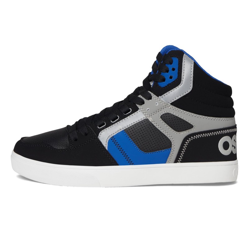 Osiris Men's Clone Skate Shoe, Black/Blue/Grey, 11