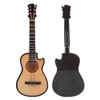 Miniature Acoustic Classical Guitar Model Mini Wooden Guitar Desktop Decoration