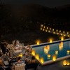 FUELYE 12Pack Floating Square Lanterns with LED Flameless Candles,Outdoor Lanterns