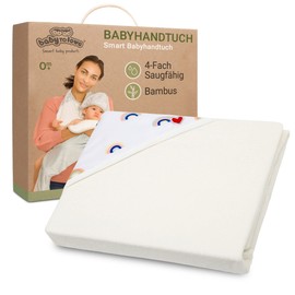 BabyToLove Baby Towel Butterfly Extra Large Apron Bamboo Ultra Soft Antibacterial Rainbow