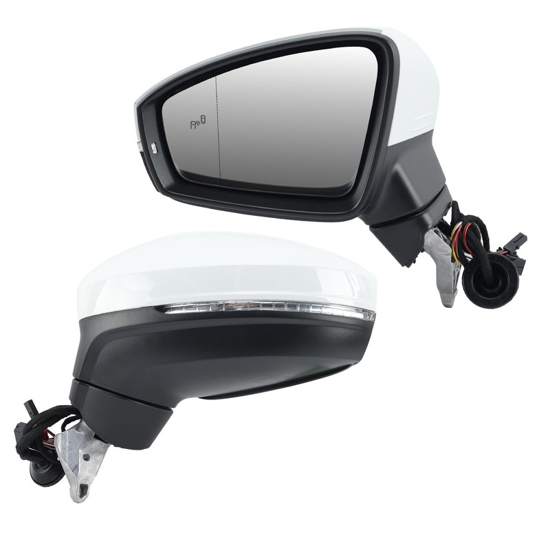 Left Driver Side Mirror Compatible with Volkswagen Tiguan 2018 2019