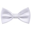 Branduce White Bow Ties for Boys Pre Tied Toddler Bow