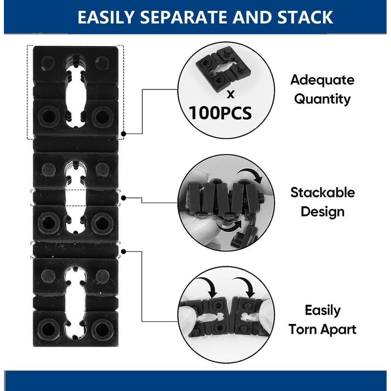 100pcs Outlet Spacers for Electrical Box, Electrical Outlet Spacers Shims