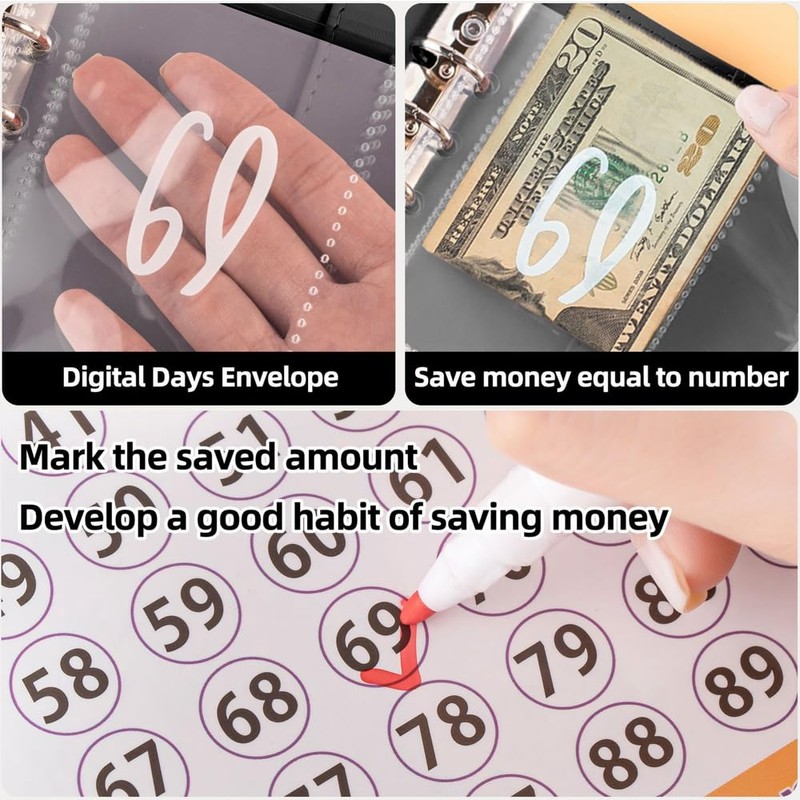 Money Saving Challenge Book, Money Saving Book for Money Challenge,