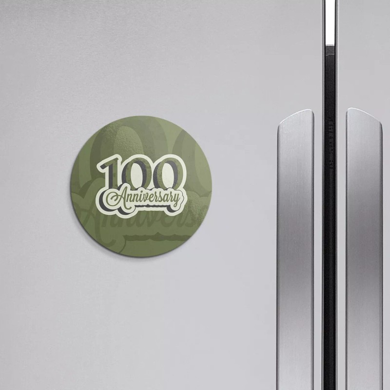 Unbranded Anniversary 10 Ten Years Golden Label | 4'' X