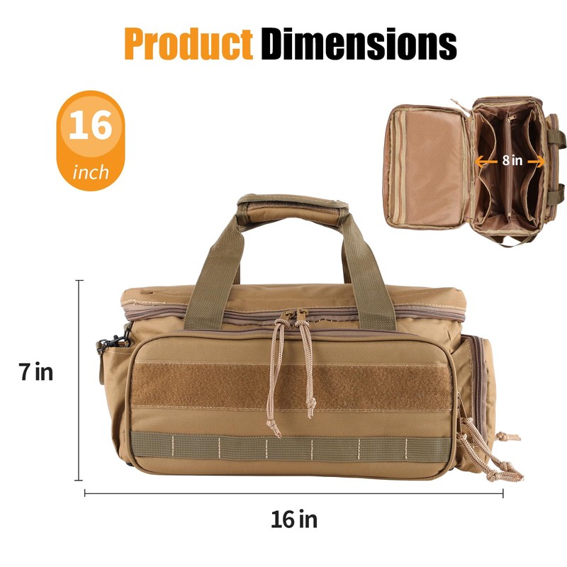 16-Inch Tool Bag with 16 Packets,Tools Bag for Men with