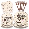 96 Pcs Espresso Martini 21st Birthday Party Decoration, Serves 24
