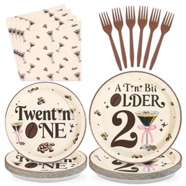96 Pcs Espresso Martini 21st Birthday Party Decoration, Serves 24