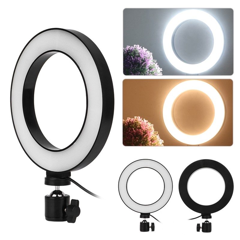 6 Inch LED Ring Light Living Broadcast Selfie Fill Lamp