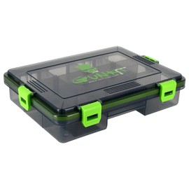 Gunki Waterproof Box 23 x 17.5 x 5 cm S - Artificial Bait Box for Spin Fishing, Fishing Box for Artificial Bait, Indicator Box, Bait Box for Spin Fishermen