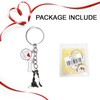 HACRAHO Dog Keychain, 1 Piece Lovely Dog Keychain with Dog