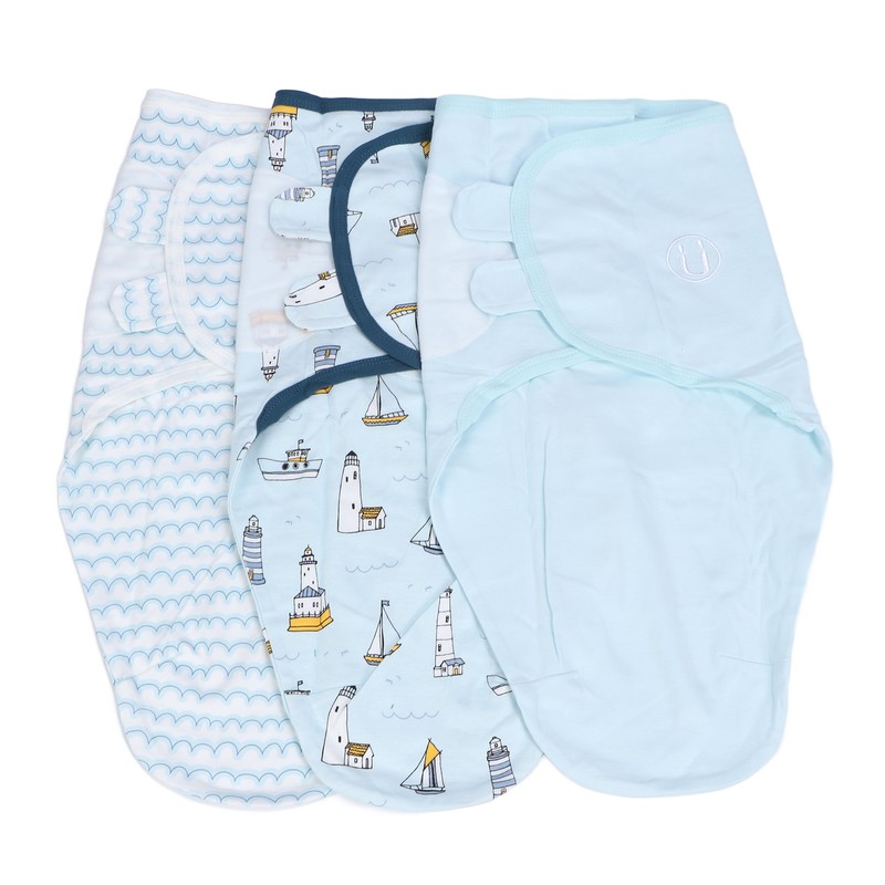 3pcs Baby Swaddle Sleep Sacks Cotton Swaddle Blanket for 0