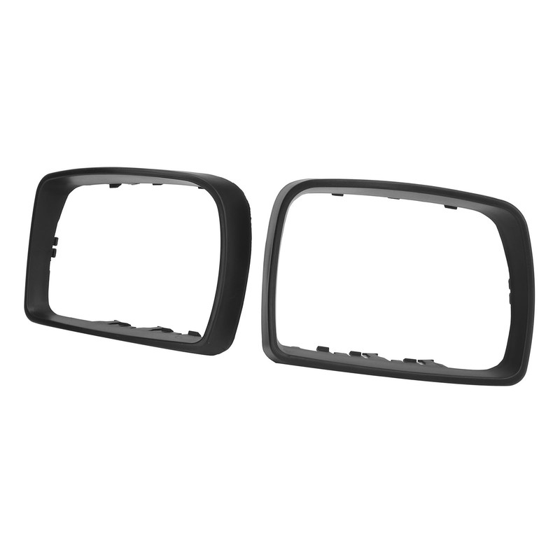 2PCS Car Rearview Mirror Frame Left Right Impact Resistant Protective