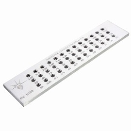 LTKJ 39 Round Holes Tungsten Carbide Wire Drawplate 0.26-2.80mm Wire Drawing Plate for Jewelry Making