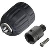 Yakamoz Keyless Drill Chuck, 0.8-10mm Keyless Drill Chuck Quick Change