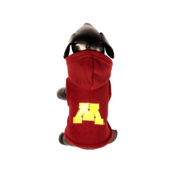 NCAA Minnesota Golden Gophers Collegiate Cotton Lycra Hooded Dog Shirt, Team Color, X-Small