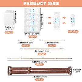 270pcs Face Lift Kit Face Tape Lifting Invisible Neck Tape Lifting Invisible Facelift Band Sagging Skin Facial Liftings Stickers(COLOR:clear)