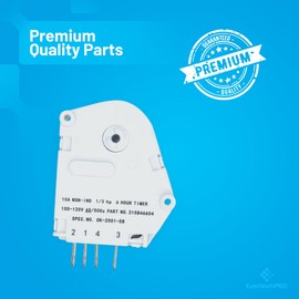 EvertechPRO 215846604 Defrost Timer for Frigi-daire Refrigerator 120V