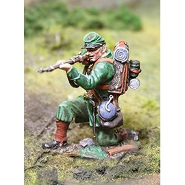 Civil War Toy Soldiers Union Berdan's Sharpshooters Infantry, Kneeling Shooting Figure Collectors Showcase Toy Soldiers Painted Metal Figure 54mm-56mm CS00787 Britains Type