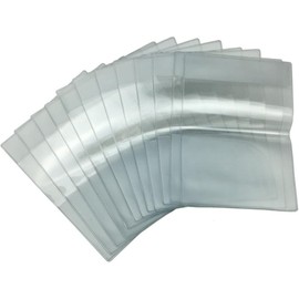 MAHAVIMOKSA Plastic Passport Holder Protector with Card Covers (Clear & Translucent - 12 Packs)