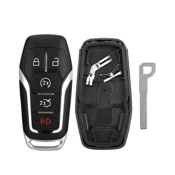 5 Button Key Fob Keyless Car Remote Control Jacket Cover