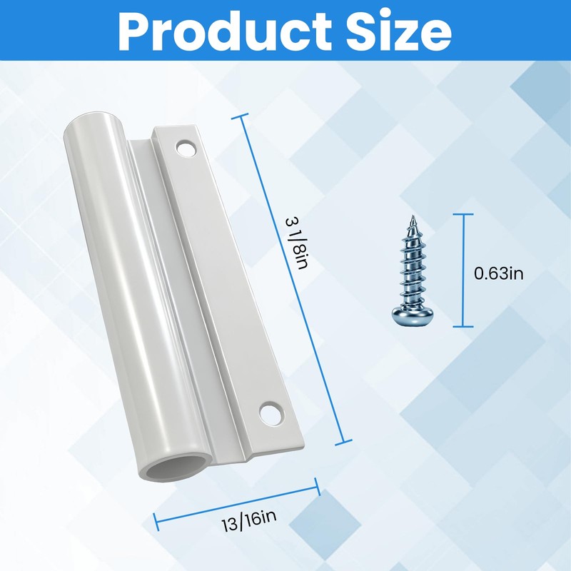 Upper Screen Door Hinge Leaf, Compatible with Anderson Screen Doors